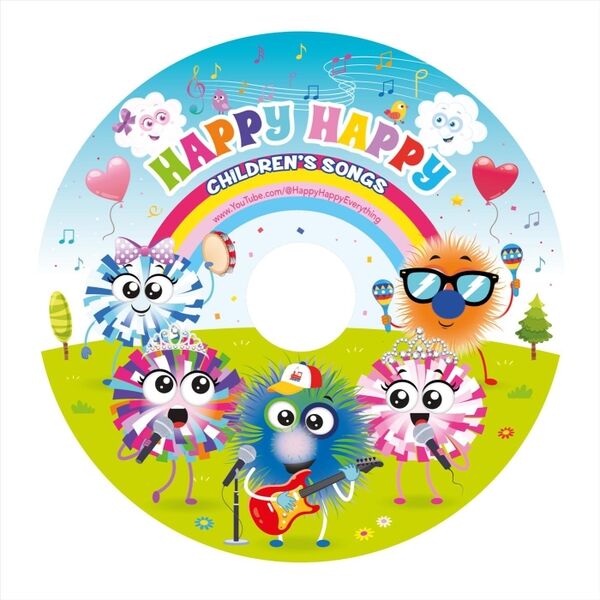 Cover art for Happy Happy Children's Songs